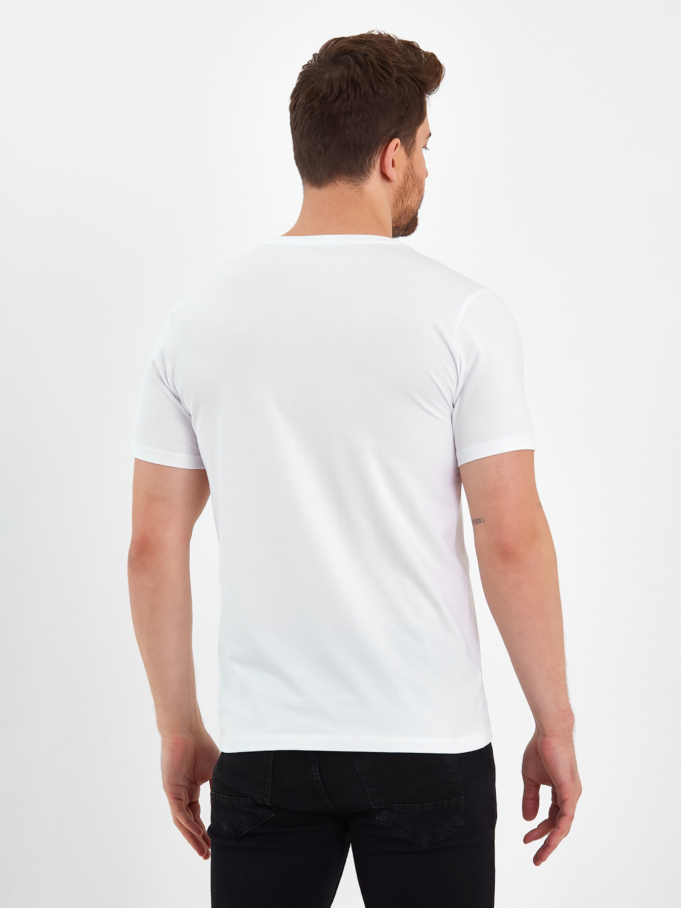 Футболки и поло Trend Collection модель TC7553WhiteFTBLK Фото