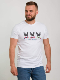 Футболки и поло Trend Collection модель TC6532WhiteFTBLK Фото