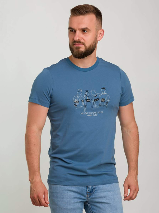 Футболки и поло Trend Collection модель TC6520BlueFTBLK Фото