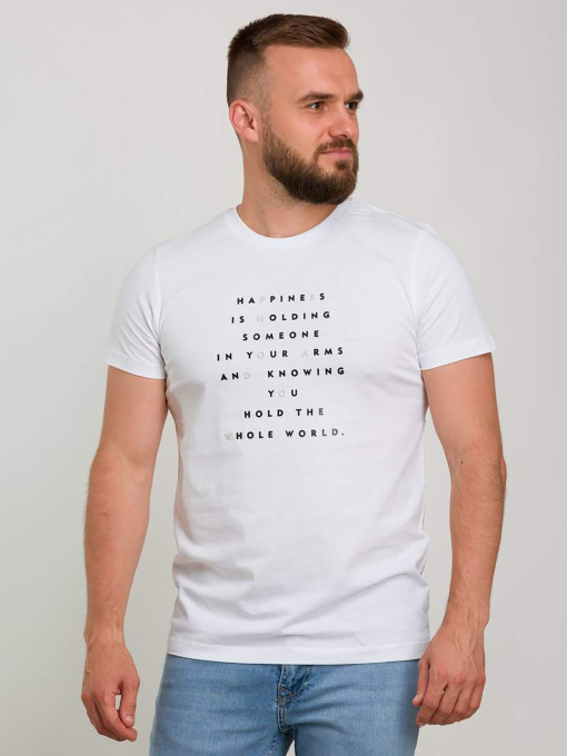 Футболки и поло Trend Collection модель TC6517WhiteFTBLK Фото