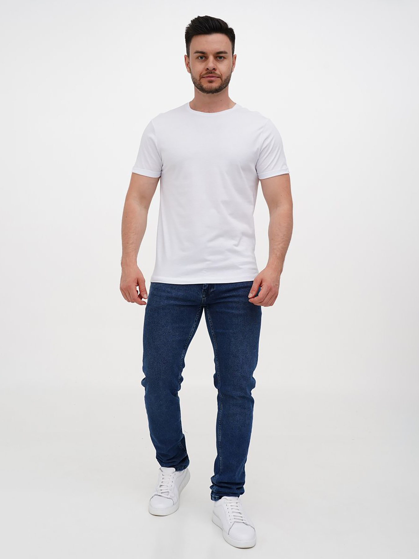 Футболки и поло Trend Collection модель TC3663WhiteFTBLK Фото