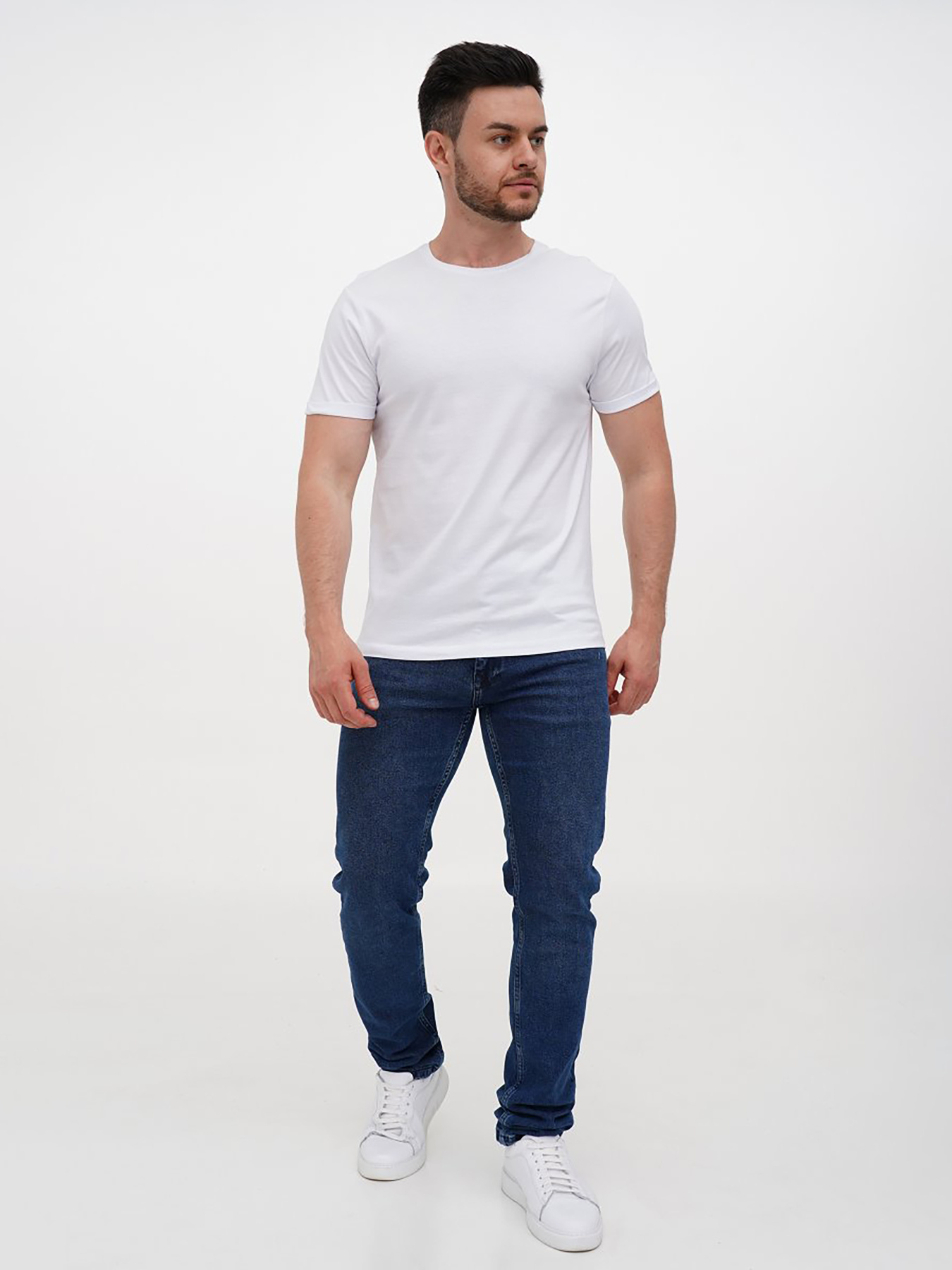 Футболки и поло Trend Collection модель TC3663WhiteFTBLK Фото