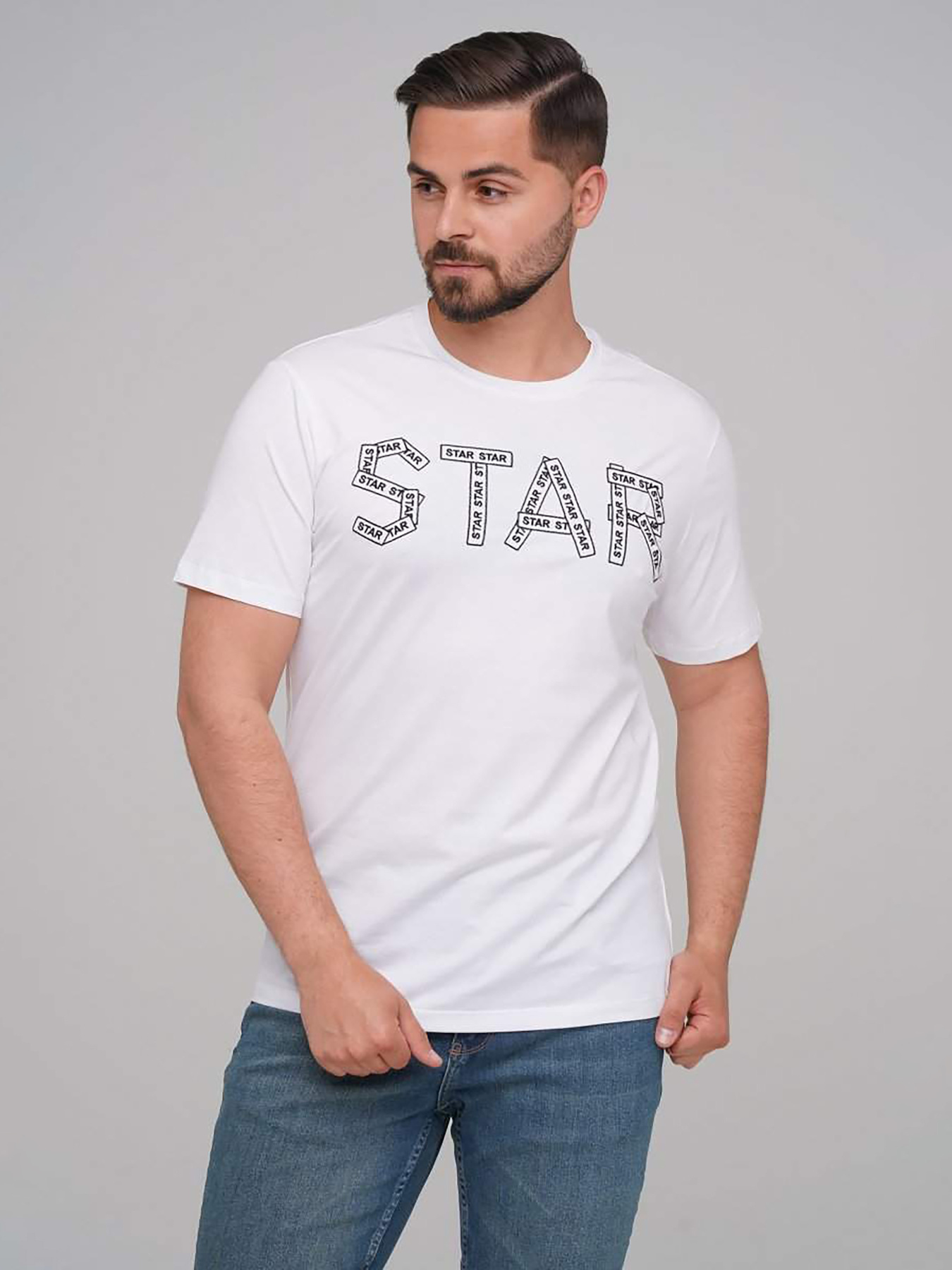 Футболки и поло Trend Collection модель TC3600WhiteFTBLK Фото