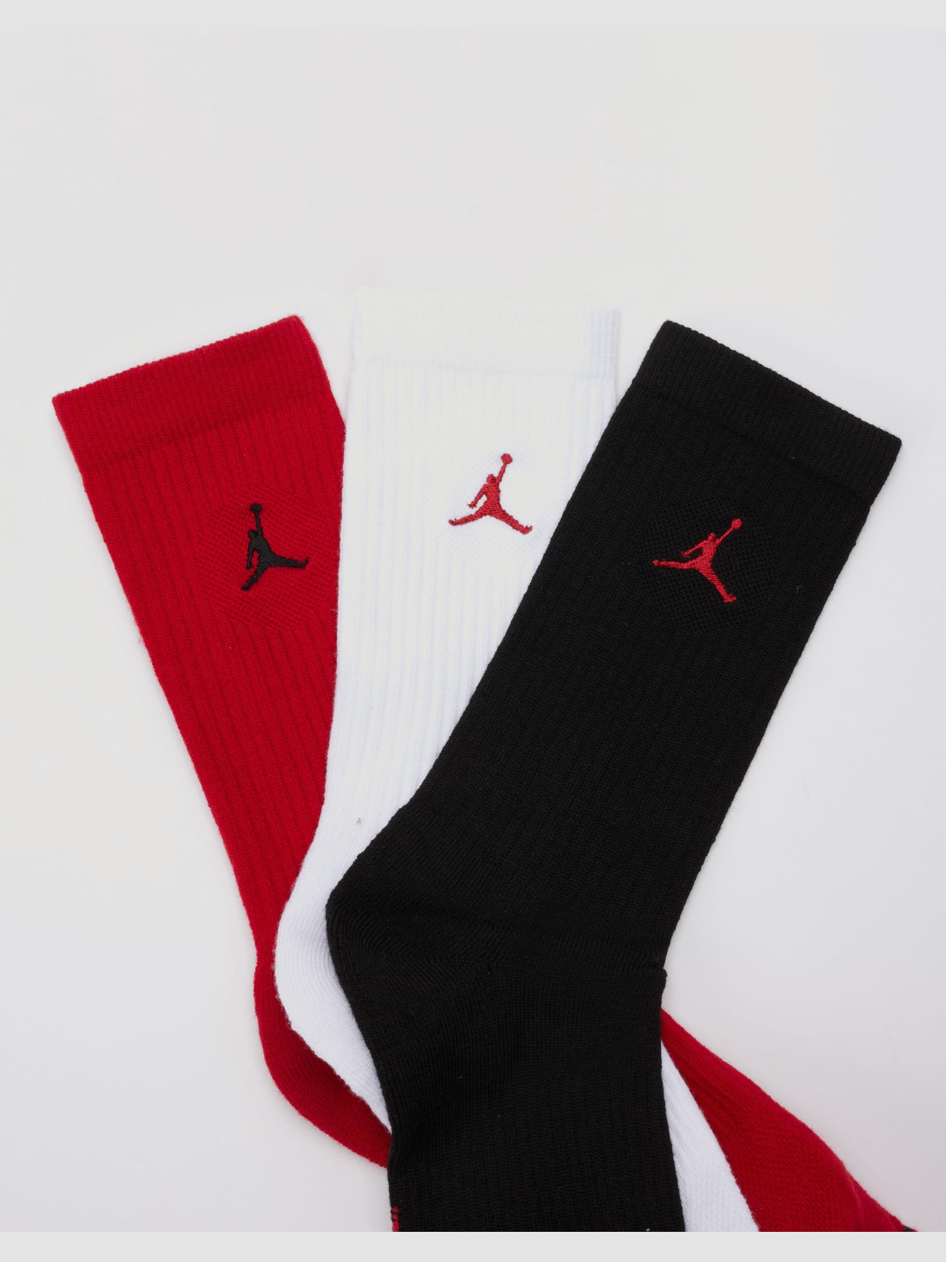 Шкарпетки та гольфи Jordan Jumpman Crew Socks 3-Pack модель DX9632-918 Шкарпетки та гольфи Jordan Jumpman Crew Socks 3-Pack модель DX9632-918 Фото