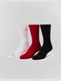 Носки и гольфы Jordan Jumpman Crew Socks 3-Pack модель DX9632-918 Фото
