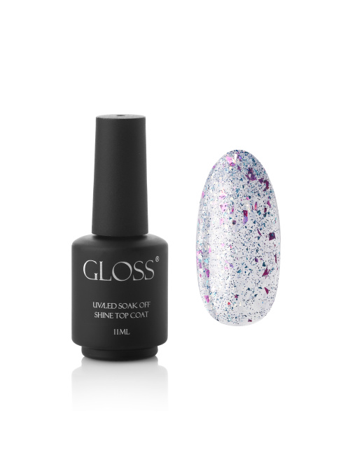 Топ для гель-лака GLOSS Shine top coat Shimmer Shine Top GLOSS COMPANY модель 4823271411216 Фото