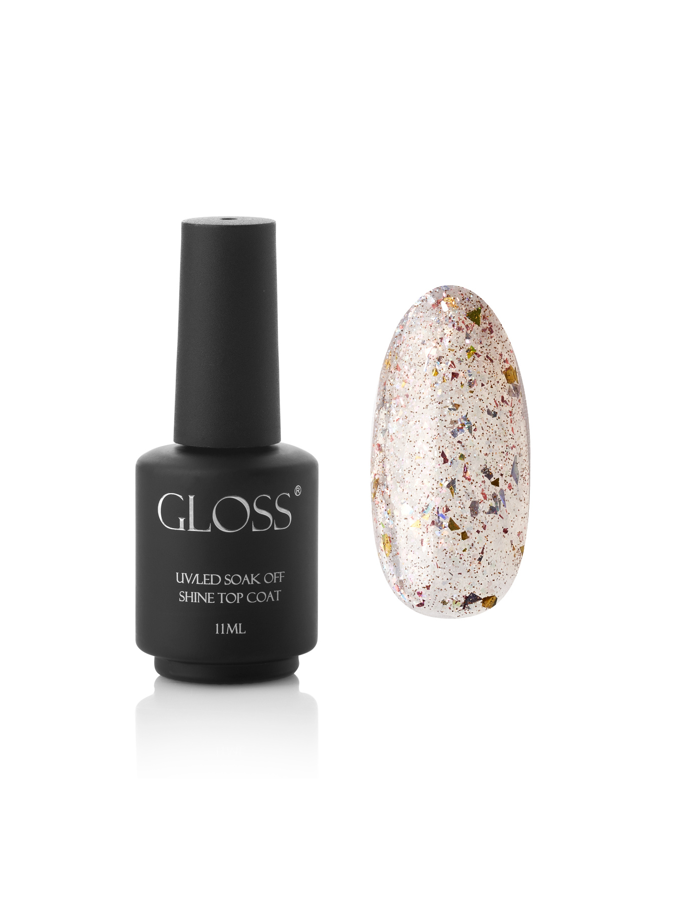 Топ для гель-лака GLOSS Shine top coat Sparkle Shine Top GLOSS COMPANY модель 4823271411162 Топ для гель-лака GLOSS Shine top coat Sparkle Shine Top GLOSS COMPANY модель 4823271411162 Фото