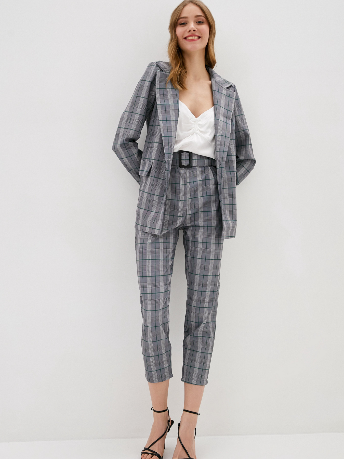 Костюми ISSA Plus модель 12883_gray Фото