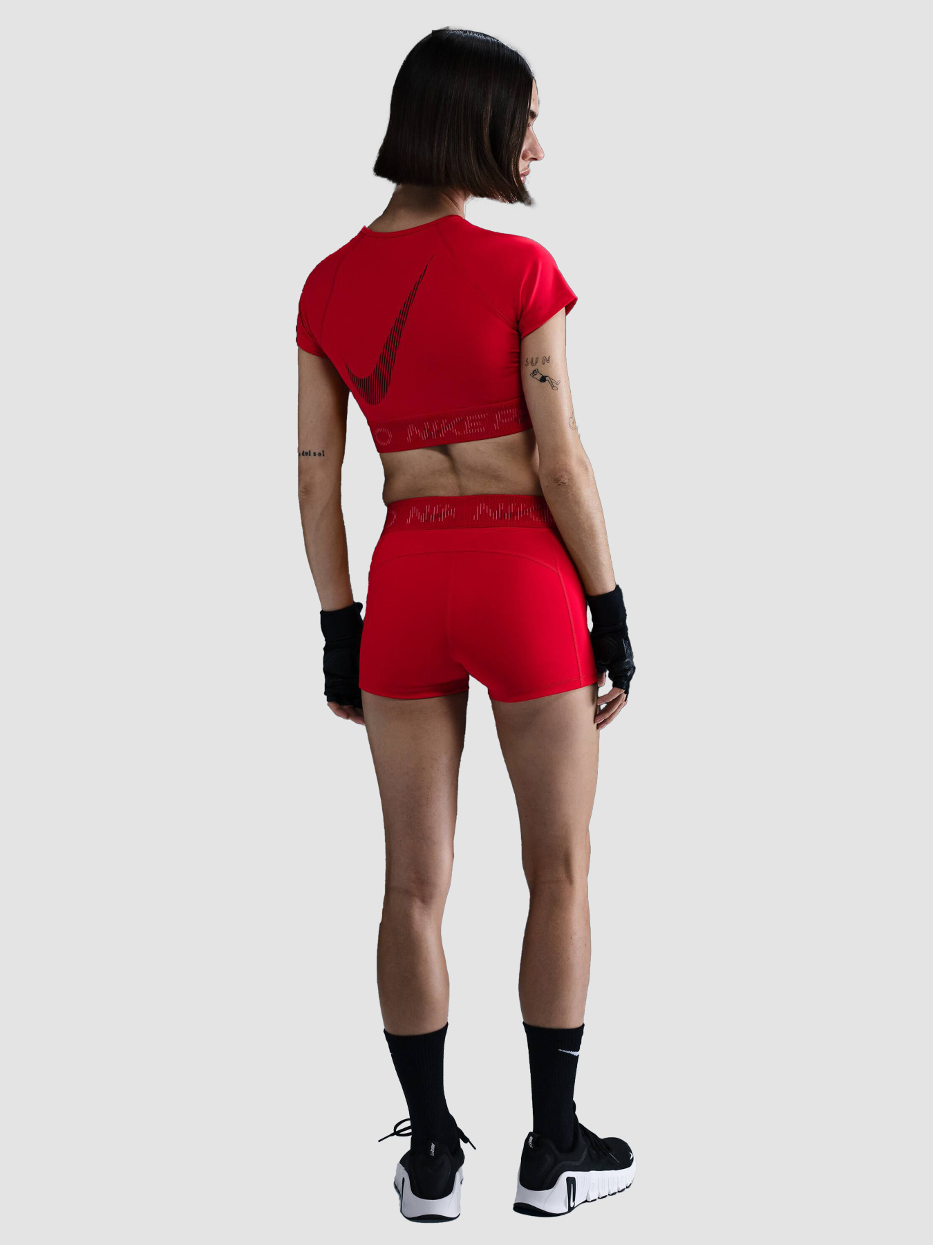 Шорты NIKE Pro Dri-Fit Mid-Rise модель HJ1226-657 Шорты NIKE Pro Dri-Fit Mid-Rise модель HJ1226-657 Фото