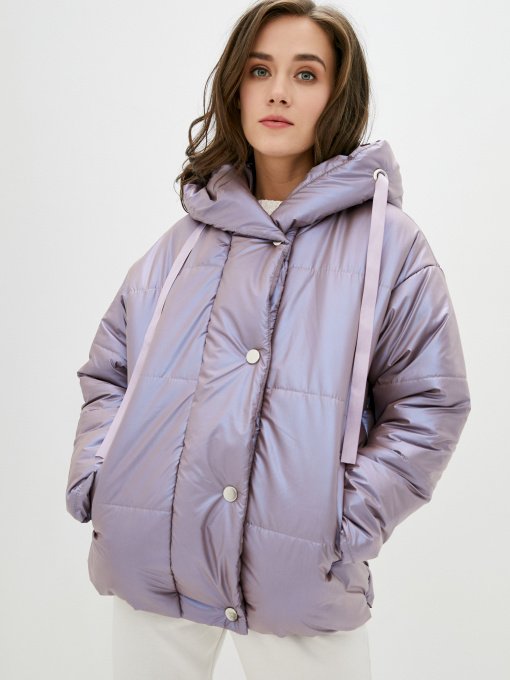 Куртки и дубленки ISSA Plus модель SA-310_lilac Фото
