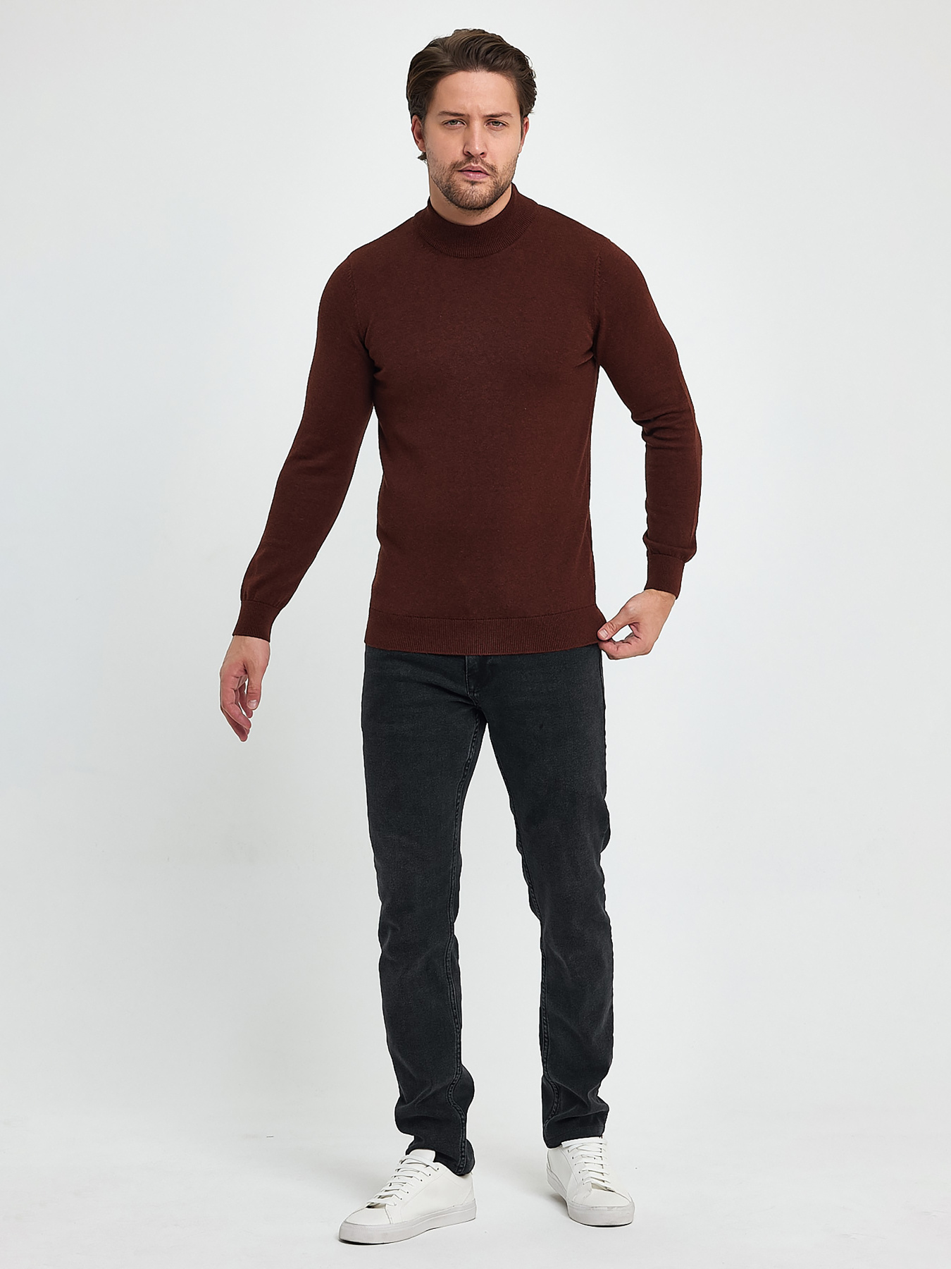 Свитры и кардиганы Trend Collection модель TC9862DarkBrownVDLZK Фото