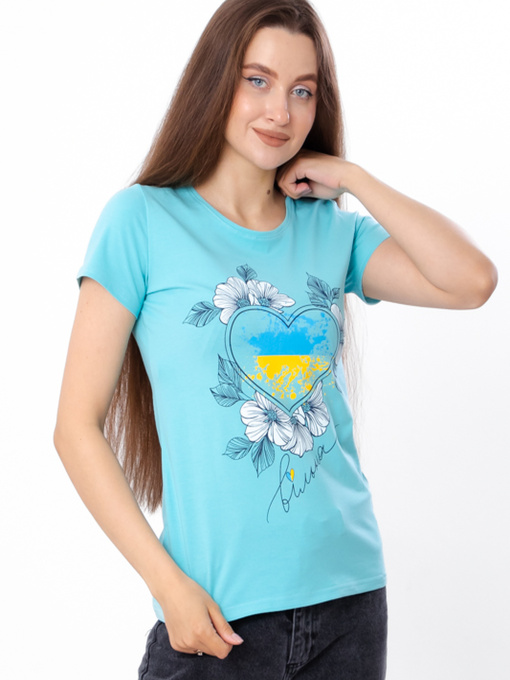 Футболки і поло Носи своє модель 8188-036-33-blakitnij-nefrit-vlxna Фото