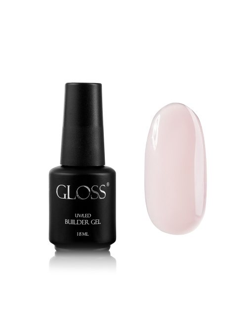 Однофазний гель з пензлем Builder Gel GLOSS Lemonade Builder Gel GLOSS COMPANY модель 4823271407745 Фото