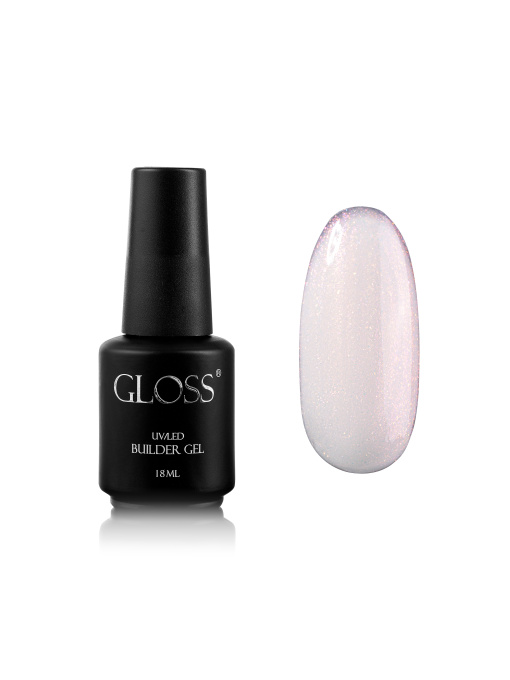 Однофазний гель з пензлем Builder Gel GLOSS Pink Shine Builder Gel GLOSS COMPANY модель 4823271408735 Фото