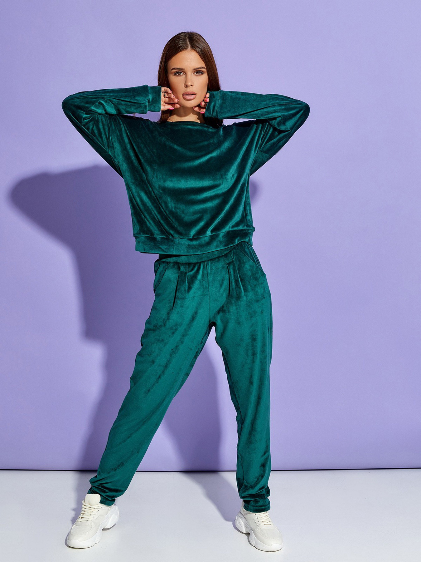 Костюми ISSA Plus модель 12251_green Костюми ISSA Plus модель 12251_green Фото
