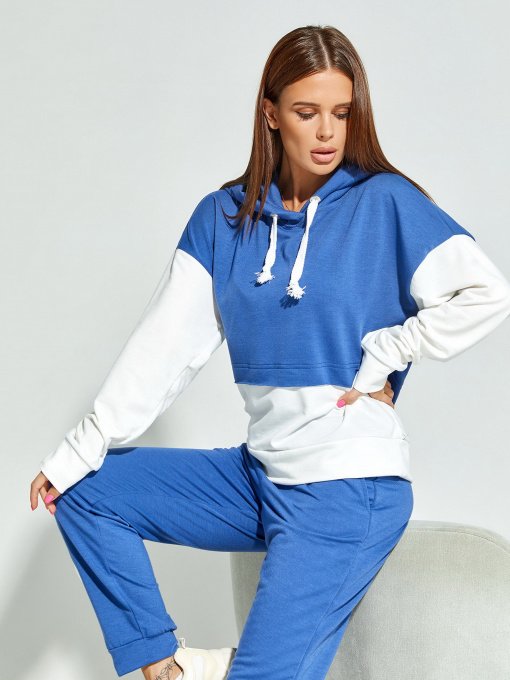 Костюми ISSA Plus модель SA-302_whiteblue Фото