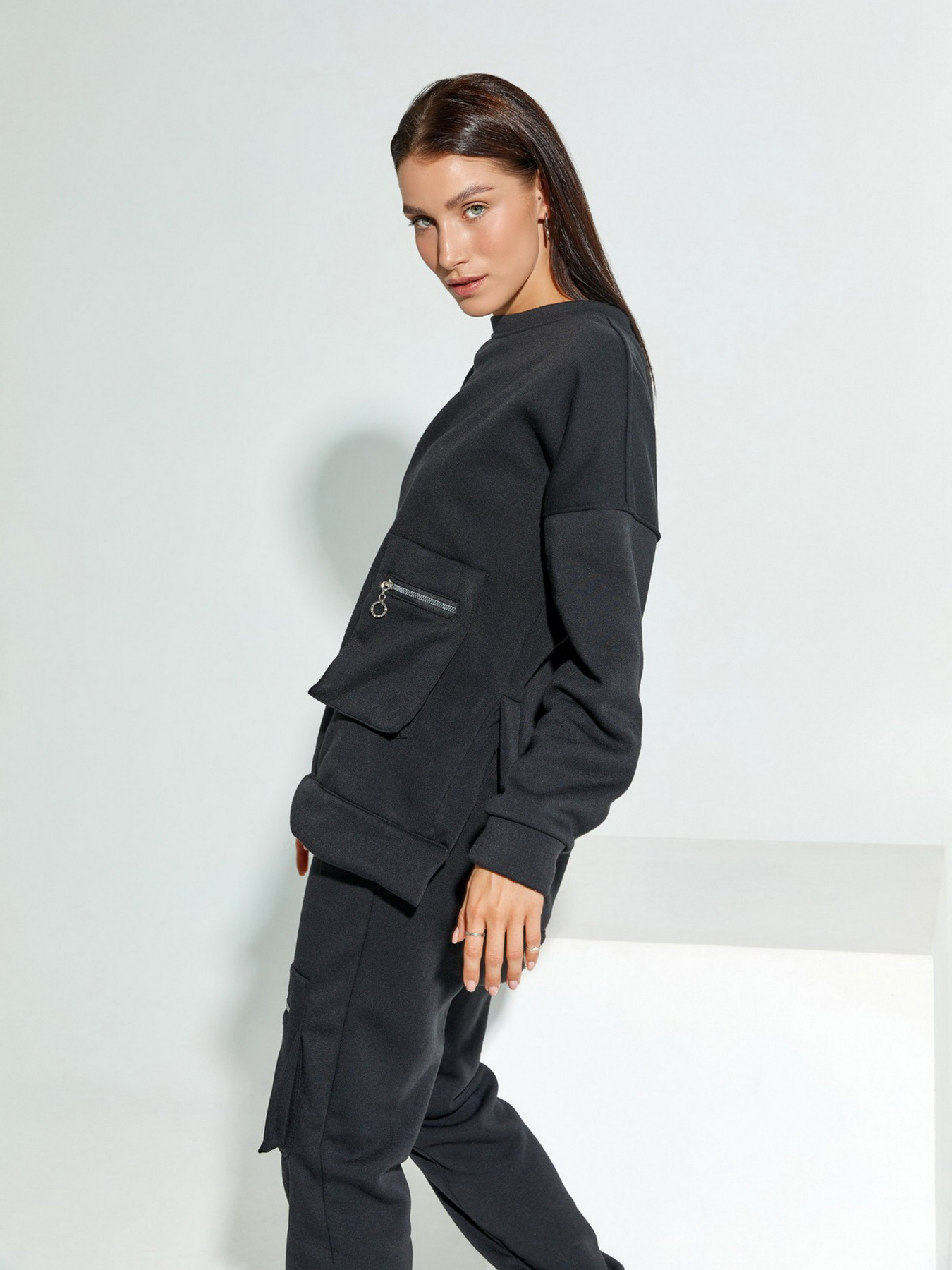 Костюмы ISSA Plus модель SA-319_black Фото