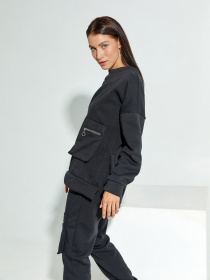 Костюмы ISSA Plus модель SA-319_black Фото