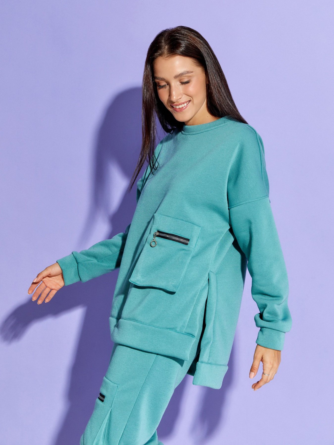 Костюмы ISSA Plus модель SA-319_green Фото