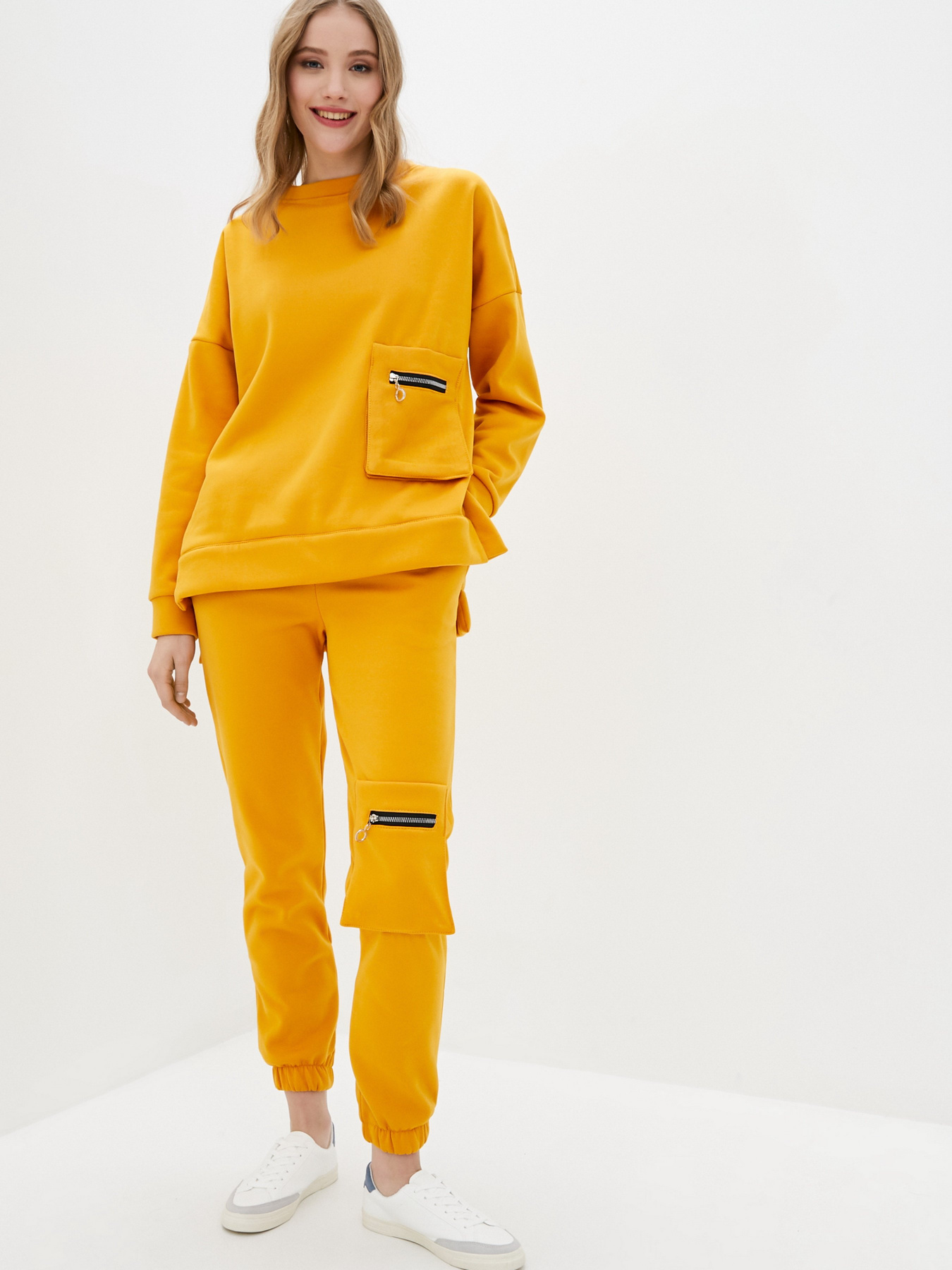 Костюми ISSA Plus модель SA-319_mustard Костюми ISSA Plus модель SA-319_mustard Фото