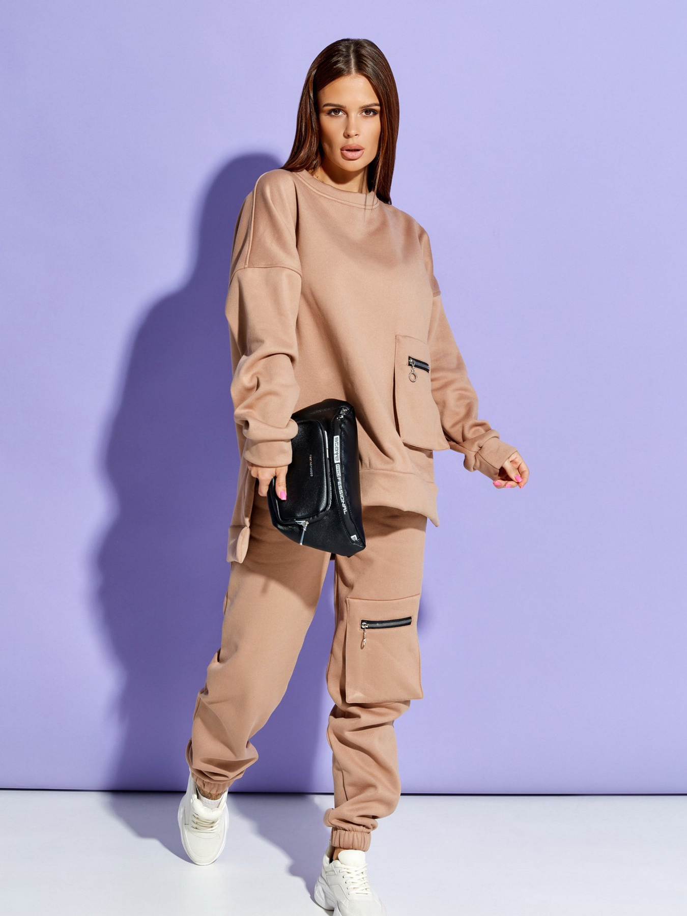 Костюмы ISSA Plus модель SA-319_beige Фото