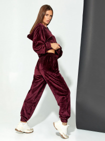 Костюми ISSA Plus модель SA-78_burgundy Фото