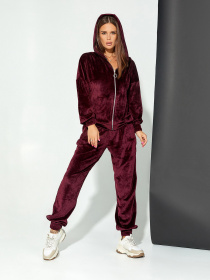 Костюми ISSA Plus модель SA-78_burgundy Фото