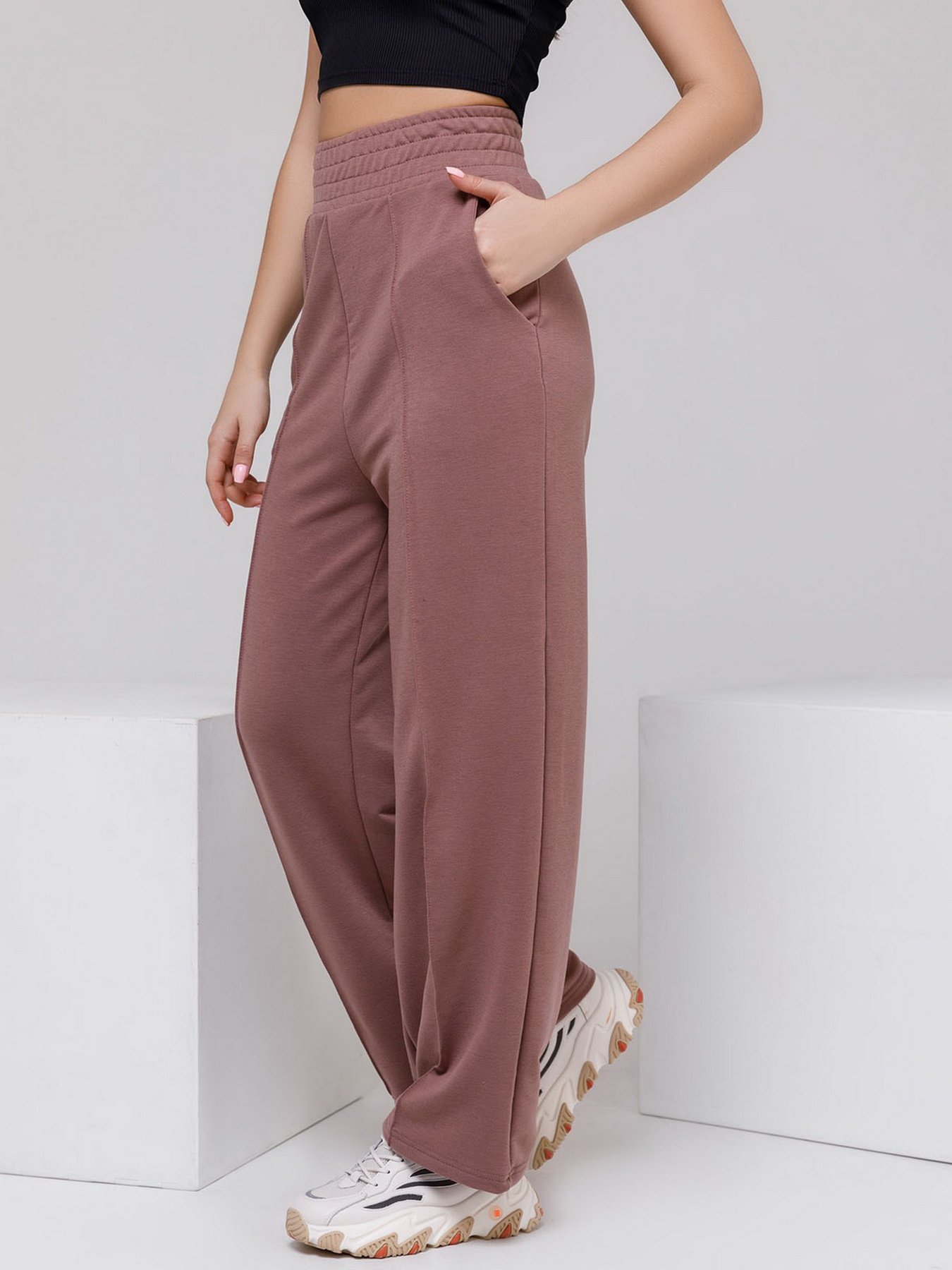 Штани ISSA Plus модель 12312A_brown Фото