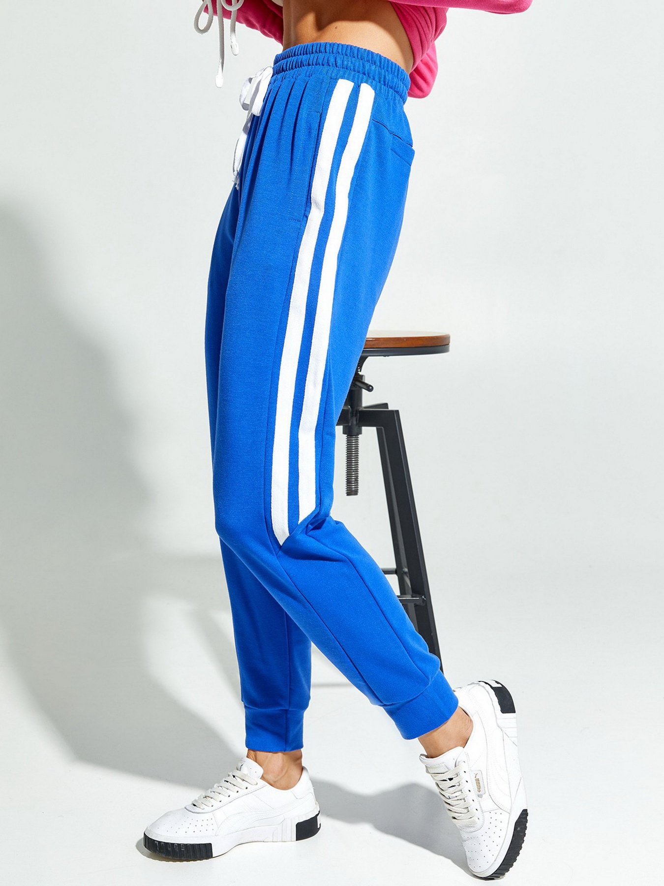 Брюки ISSA Plus модель 12911_blue Фото