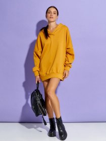 Худи и свитшоты ISSA Plus модель 12890_mustard Фото