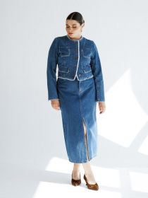 Пиджаки A.G.N.A модель AG-5003-BLUE Фото