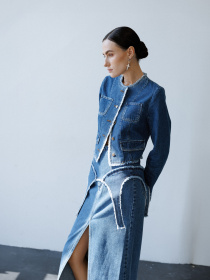 Піджаки A.G.N.A модель AG-5003-BLUE Фото