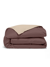 Пододеяльник ранфорс MOUSSE Cosas модель DuoRfr_100Chocolate-12Magnolia_160q Фото