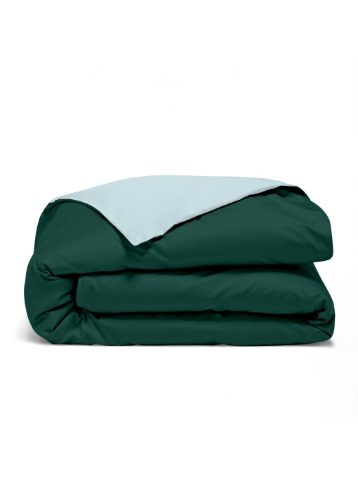 Пододеяльник ранфорс SKYER Cosas модель DuoRfr_58LightBlue-91GreenDark_160q Фото