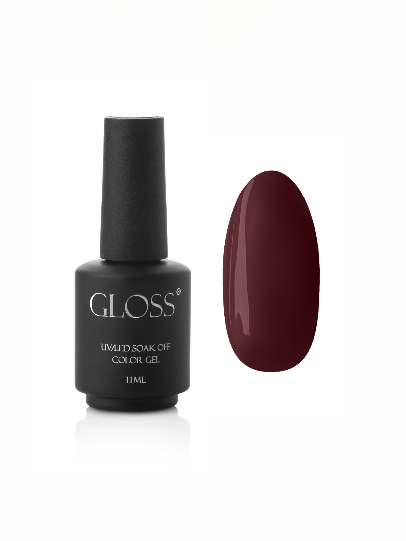 Гель-лак GLOSS 302, винно-бордовый Темний GLOSS COMPANY модель 4823271403037 Фото