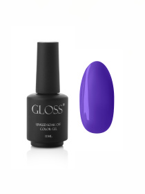 Гель-лак GLOSS 521, лазурно-синий Веселка GLOSS COMPANY модель 4823271401026 Фото
