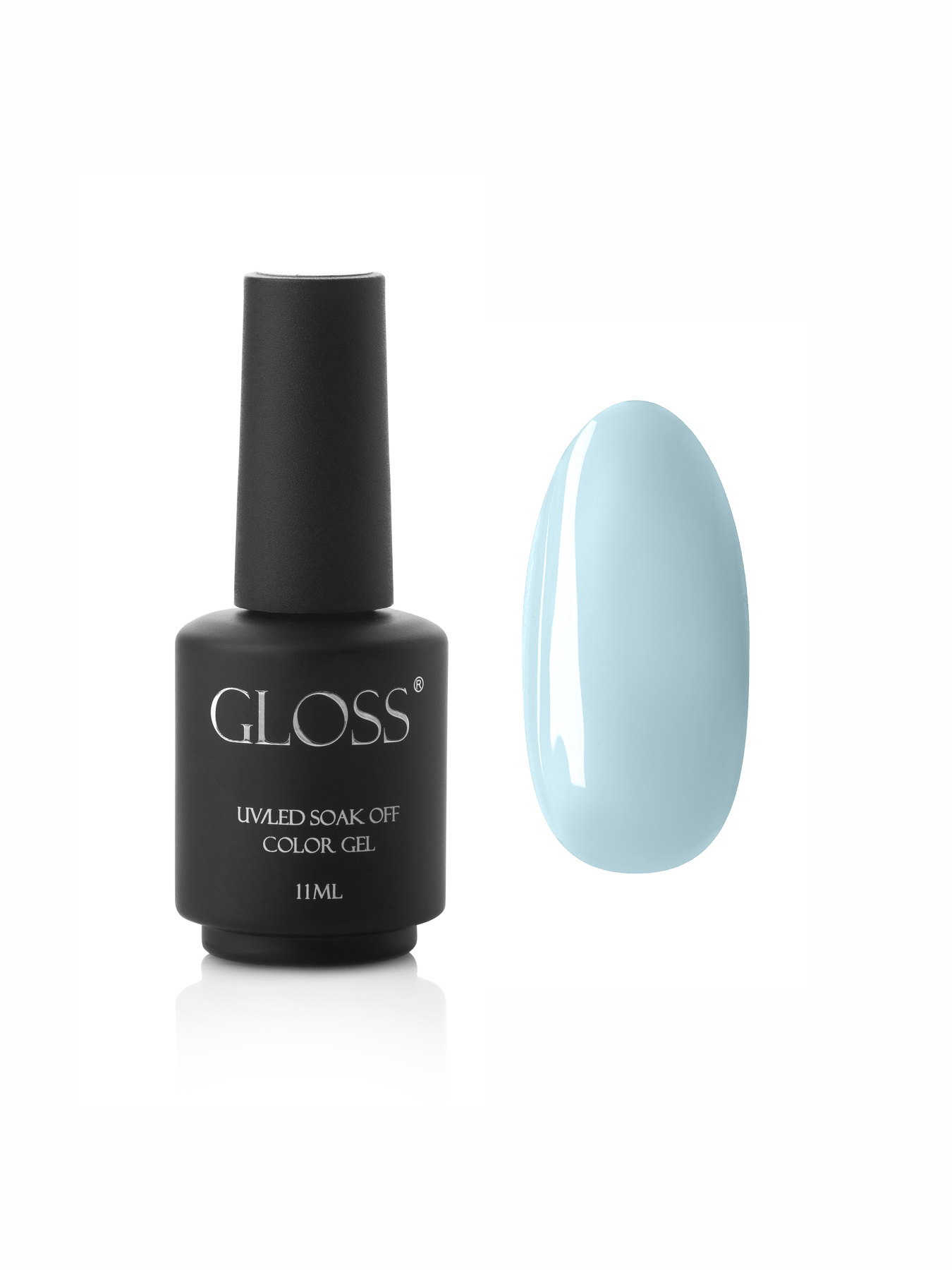 Гель-лак GLOSS 522, светло-голубой Веселка GLOSS COMPANY модель 4823271403204 Фото