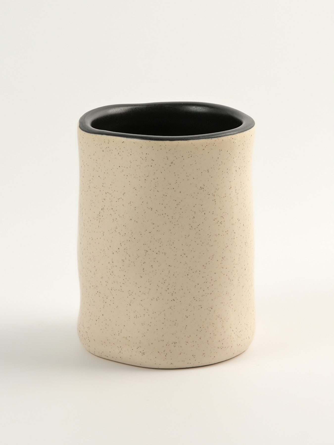Подставка для зубных щеток "Porto" бежевая/черная MBM HOME модель BA-33 BEIGE/BLACK Фото