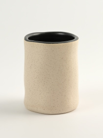 Подставка для зубных щеток "Porto" бежевая/черная MBM HOME модель BA-33 BEIGE/BLACK Фото