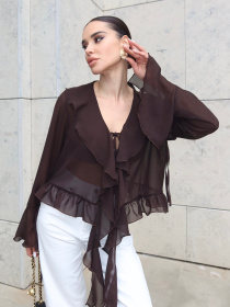 Сорочки Jadone Fashion модель Blouse_Camellia_chok Фото