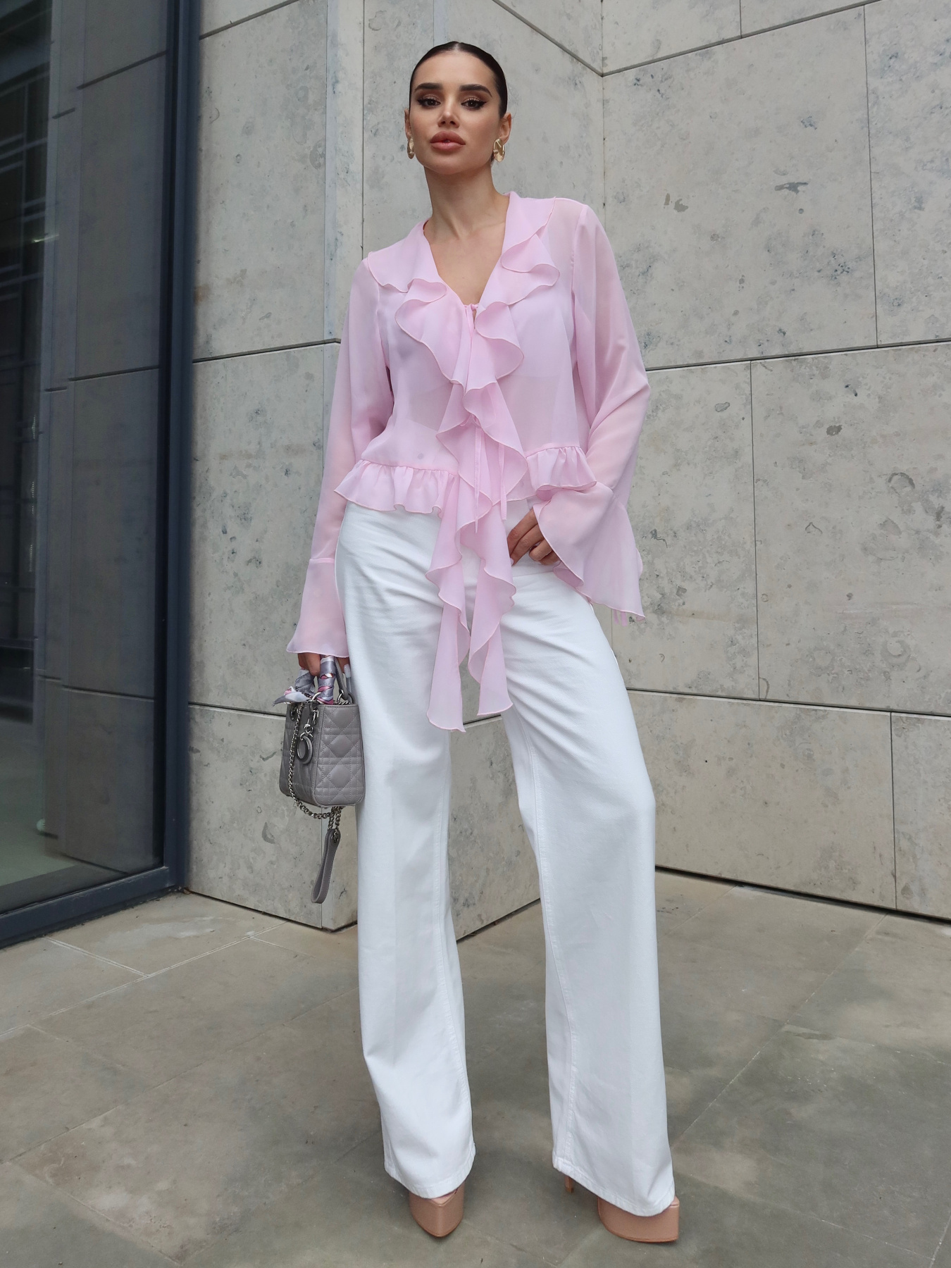 Рубашки Jadone Fashion модель Blouse_Camellia_rozeva Фото