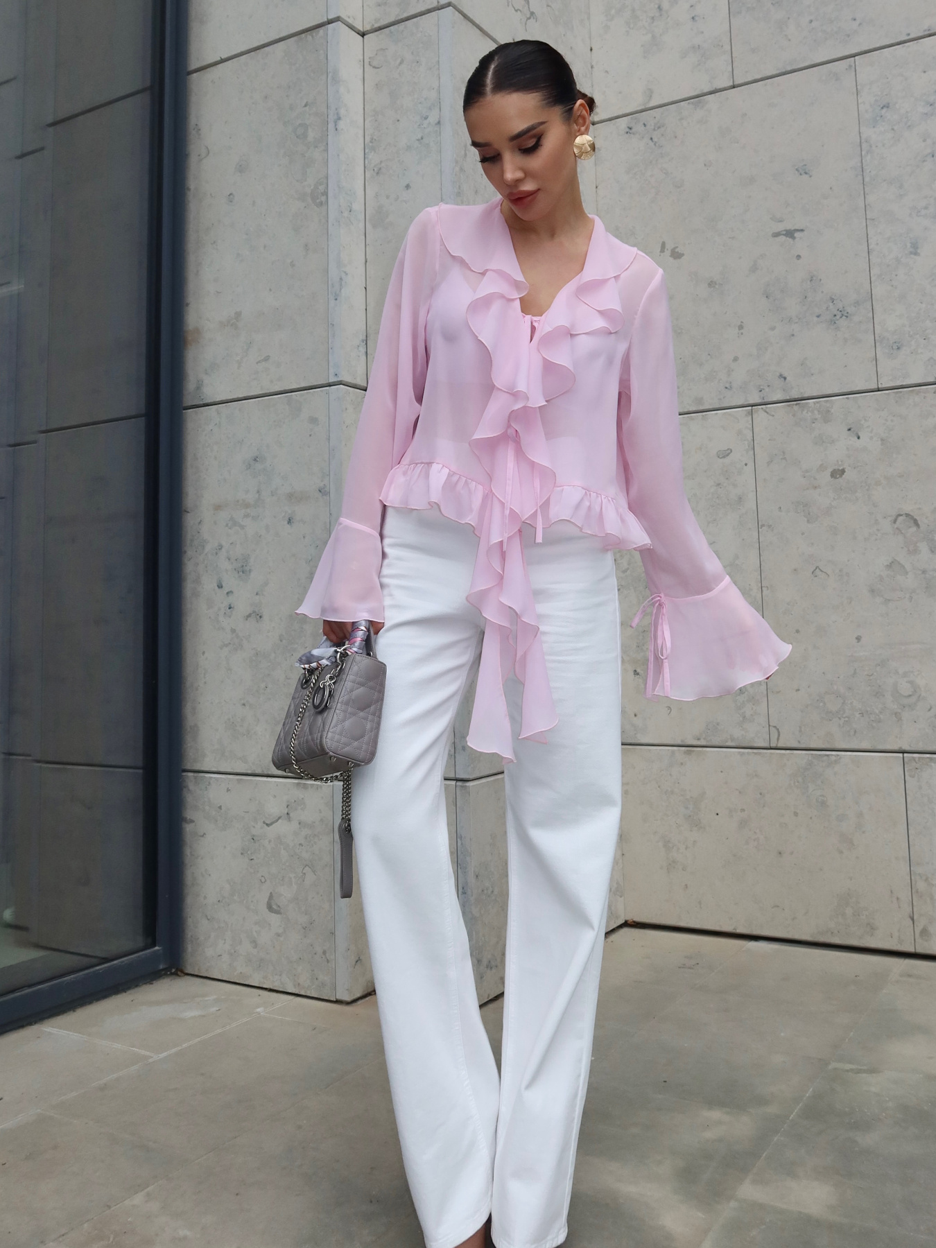 Рубашки Jadone Fashion модель Blouse_Camellia_rozeva Фото