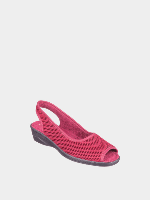 Босоніжки Casual модель Кеж-S 267 bordo-ж-181 Фото