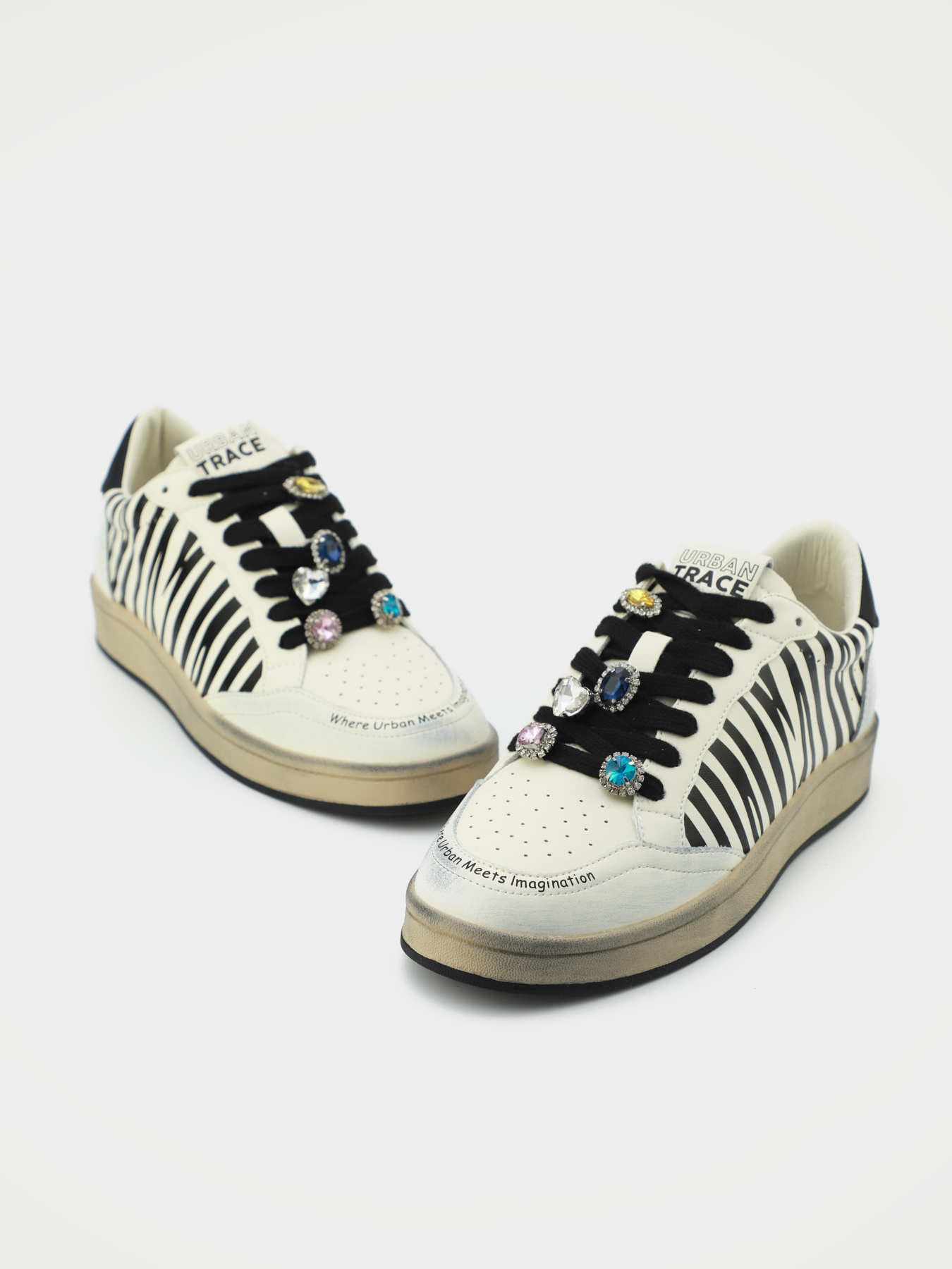 Кеды URBAN TRACE модель UT24-W-1134-2_pr-nt_zebra Фото