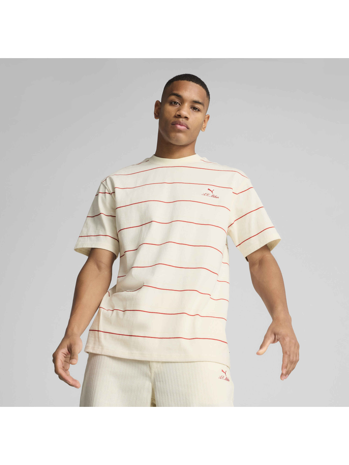 Футболки и поло PUMA Acm Mmq Striped Tee модель 780860 Футболки и поло PUMA Acm Mmq Striped Tee модель 780860 Фото