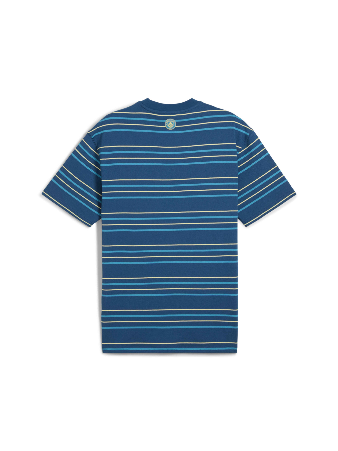 Футболки и поло PUMA Mcfc Mmq Striped Tee модель 780837 Футболки и поло PUMA Mcfc Mmq Striped Tee модель 780837 Фото