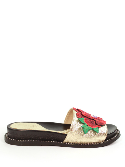 Шлёпанцы It-girl модель GM-584-R142-gold Фото