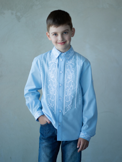 Вишиванки Едельвіка модель 140-22-00blue Фото