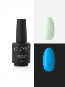 Люмінесцентний гель-лак Mint  Elf, ніжно-м'ятний Elf GLOSS COMPANY модель 4823271410806 Фото