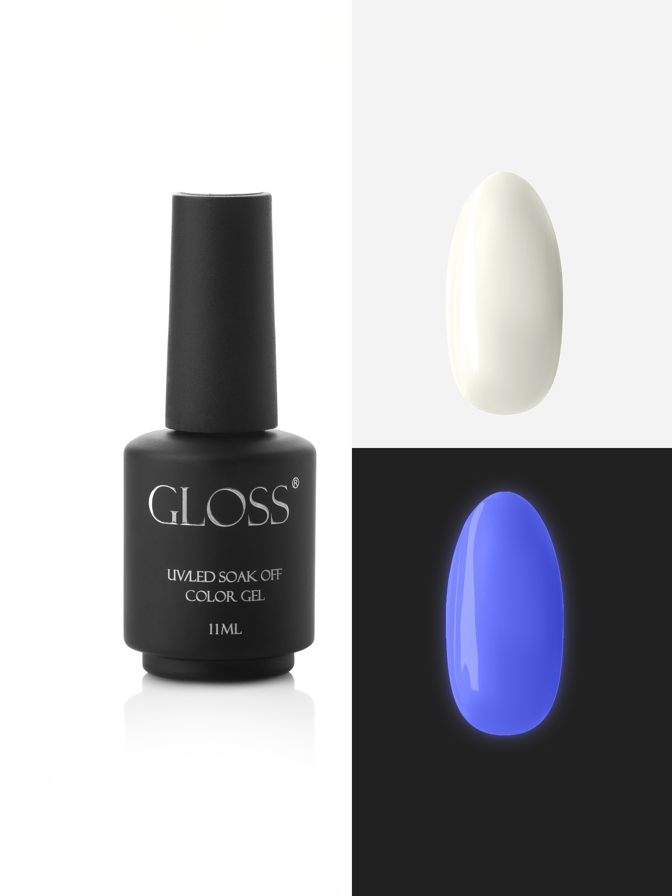 Люмінесцентний гель-лак White Elf, білий Elf GLOSS COMPANY модель 4823271410769 Фото